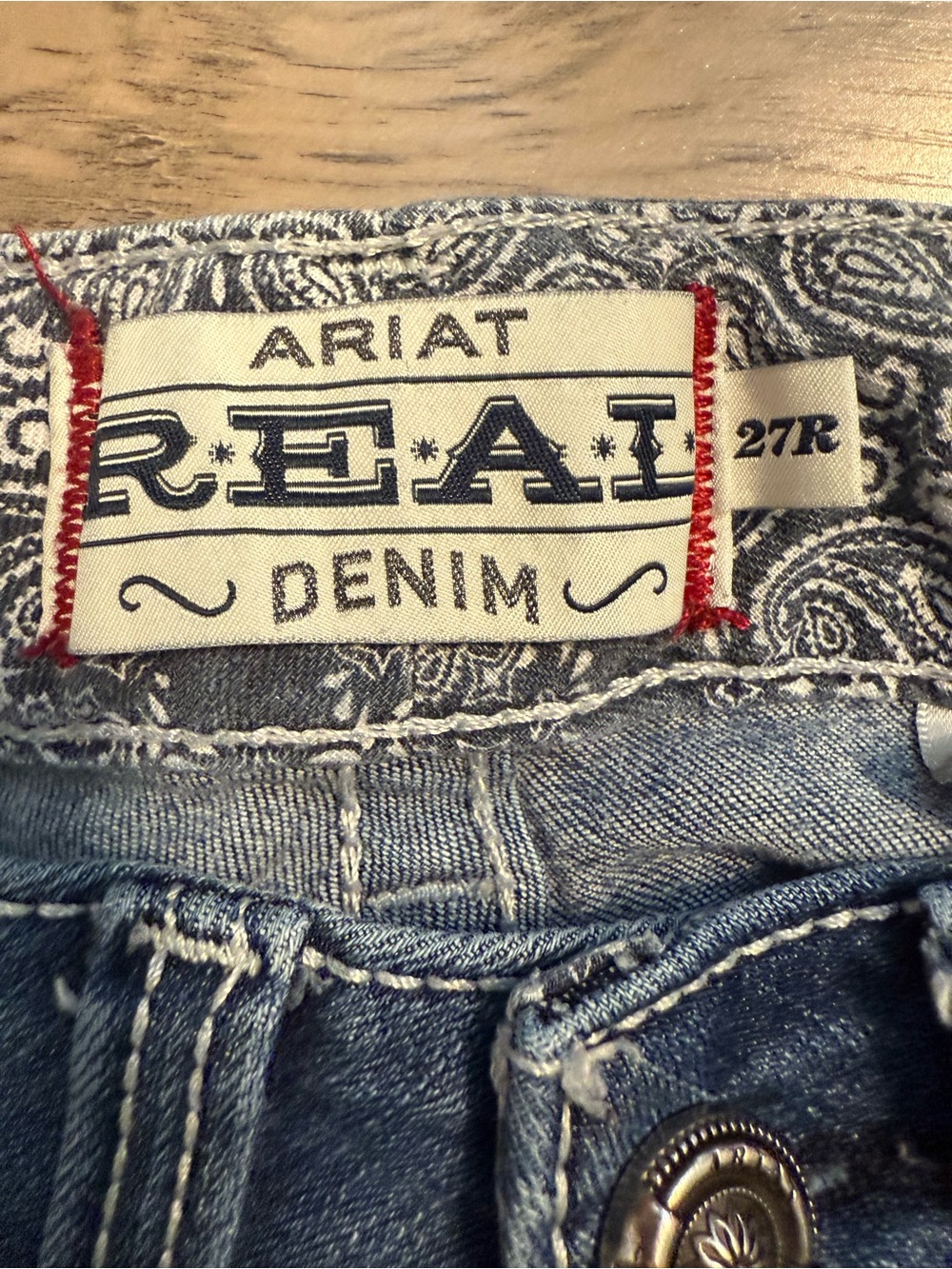 Ariat Blue Denim Jeans